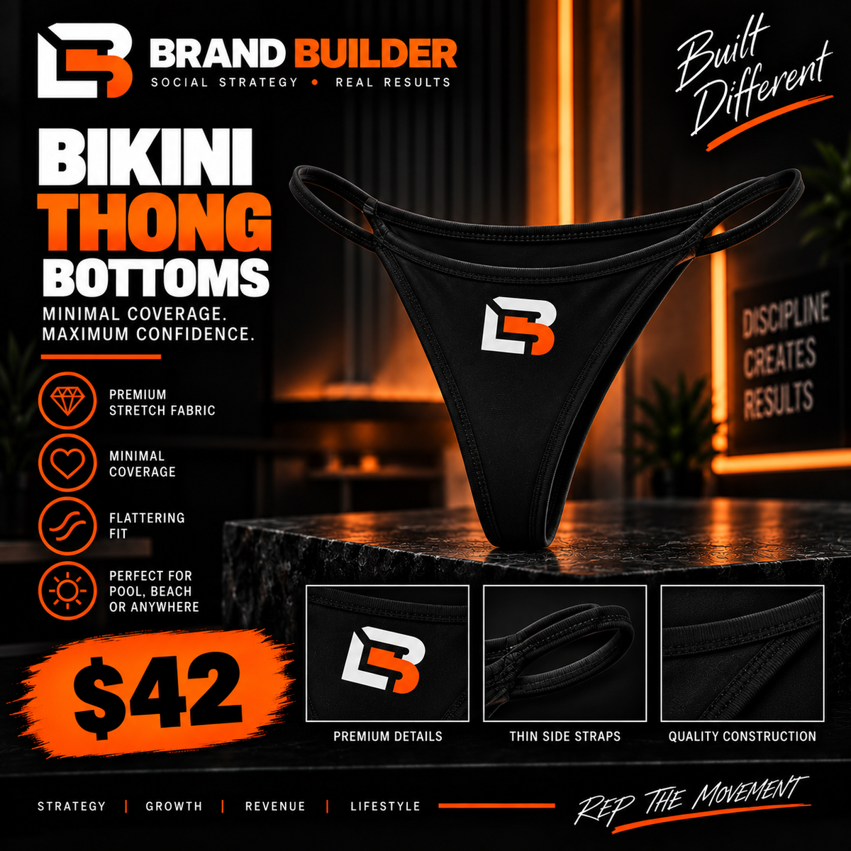 Thong Bikini Bottoms